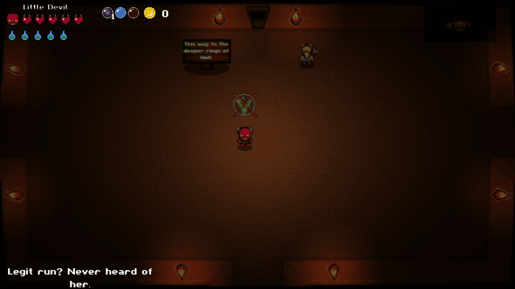 Little Devil showing the new item loss feedback, a red X icon appearing over the Vipers Bite Stackable after it was lost added in the Little Devil July 2026 update.